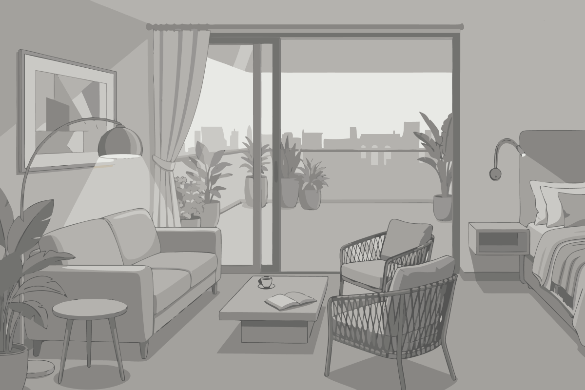 Executive Suite Garden View | Residences Area